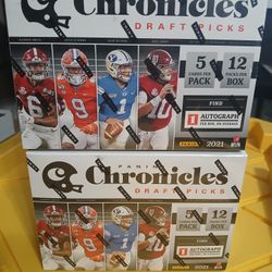 2021 Chronicles Football Draft Picks Mega Box - 2 Available