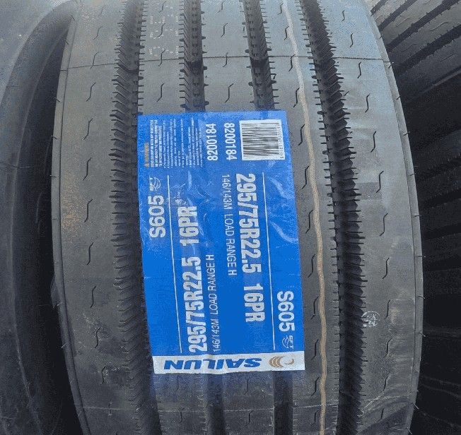 295 75 R22.5 BRAND NEW STEER TIRES SAILUN S605 16PLY -- PREMIUM STEER TIRE
