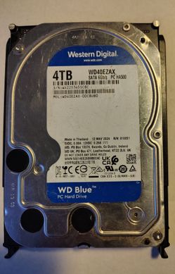 WD Blue 4TB 3.5" SATA Hard Drive