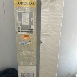 2 Pair Of white Cordless Blinds 