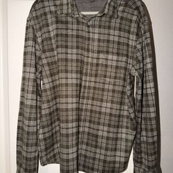 Men’s Express Button Up Shirt Large 