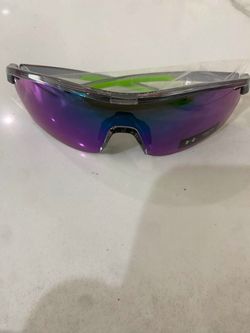 UNDER ARMOUR UA 7001/S KB7 GAMETIME Jr Sport Wrap Around Sunglasses Green