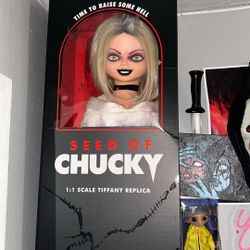 Original BRIDE OF CHUCKY TIFFANY DOLL : TRICK OR TREAT STUDIOS 