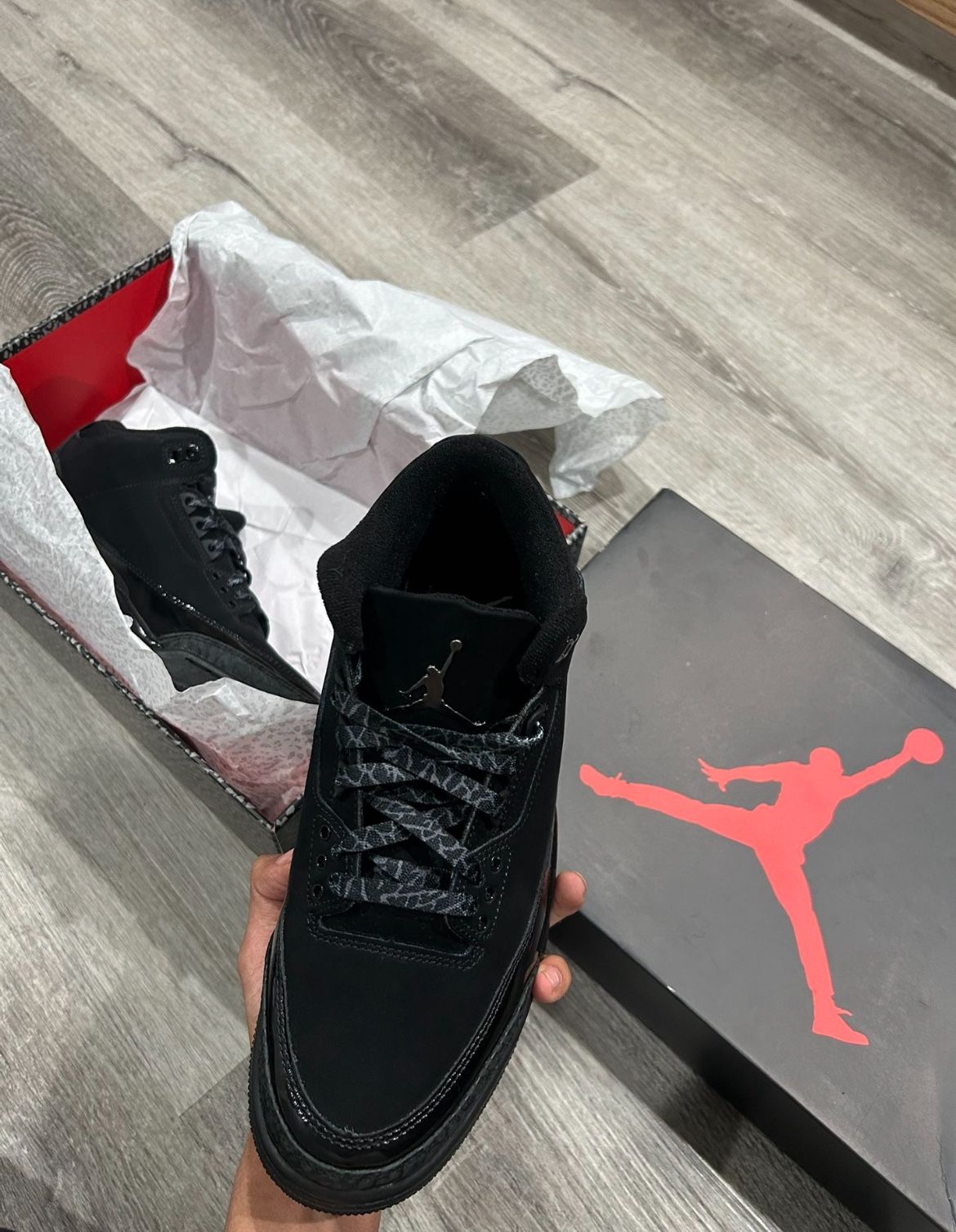 Jordan 3 Black Cat 