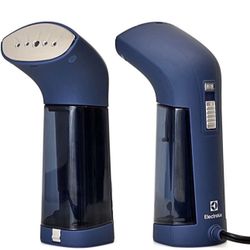 Electrolux Compact Handheld Travel Garment and Fabric Steamer for Clothes Powerful Dry Steam, Rapid Heating Portable 2 in 1 Fabric Wrinkle Remover and