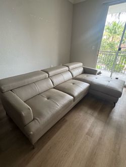 Marquez Taupe Micro Left Chaise Sectional