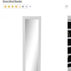 Mind Reader Hanging Jewelry Cabinet New 