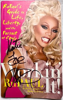 RuPaul Workin' It! Softcover Book 1st Edition Autographed (2010)