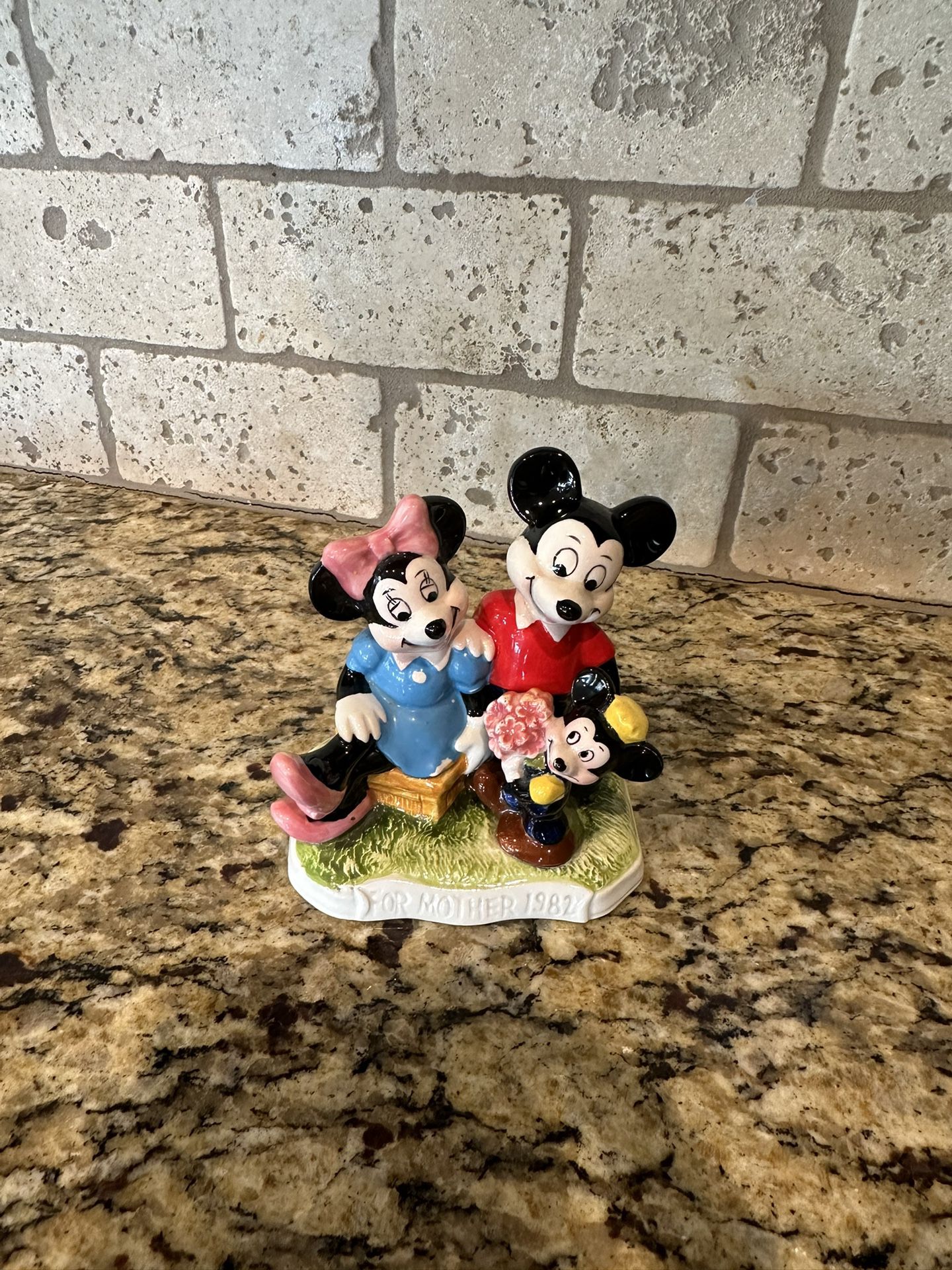 Vintage Mickey Mouse Figurine 