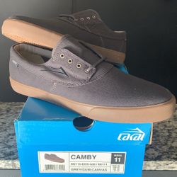 Lakai Camby grey/gum canvas size 11