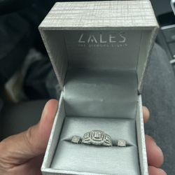 Diamond Ring And Diamond Earrings