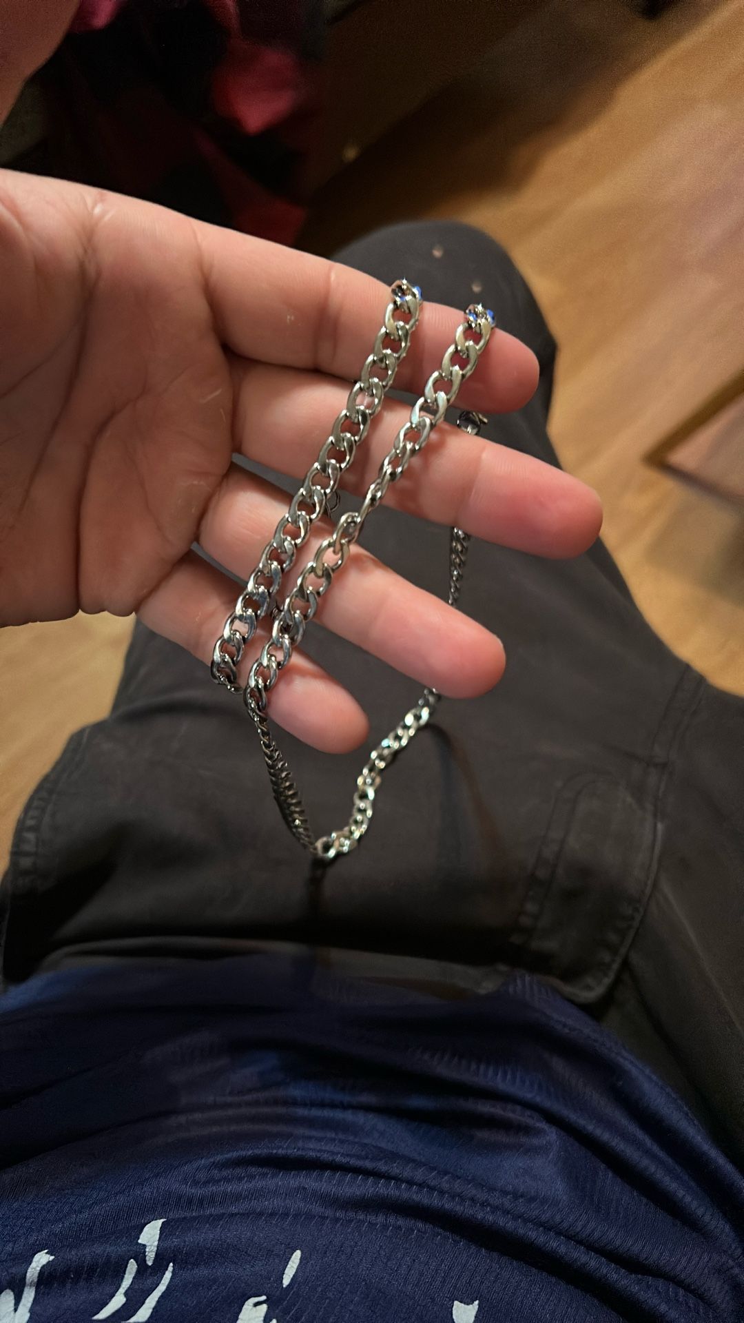 Silver chain & Bracelet
