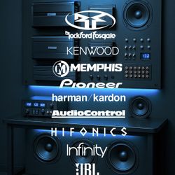 Amplifiers, Subwoofers, Processors, Speakers Wire