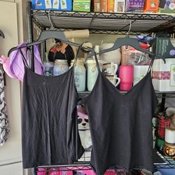 Ladies Black Camisoles.  Each. XL