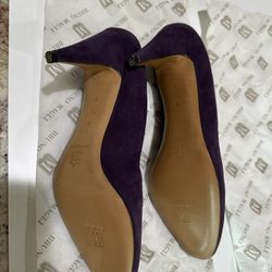 Women’s Purple Suede Heels