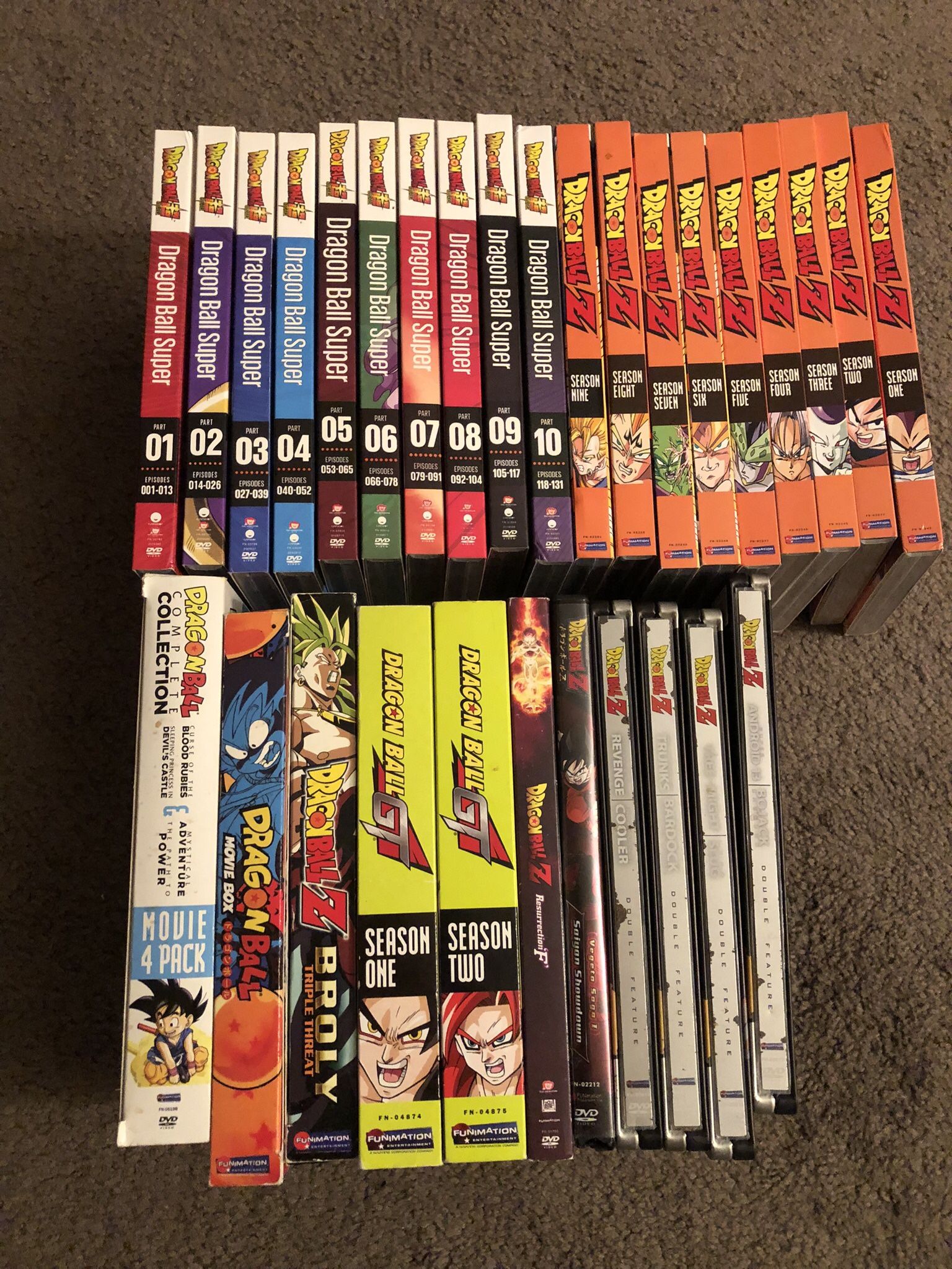 Dragon Ball Z DVDs