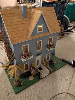 Handcrafted Wooden Dollhouse