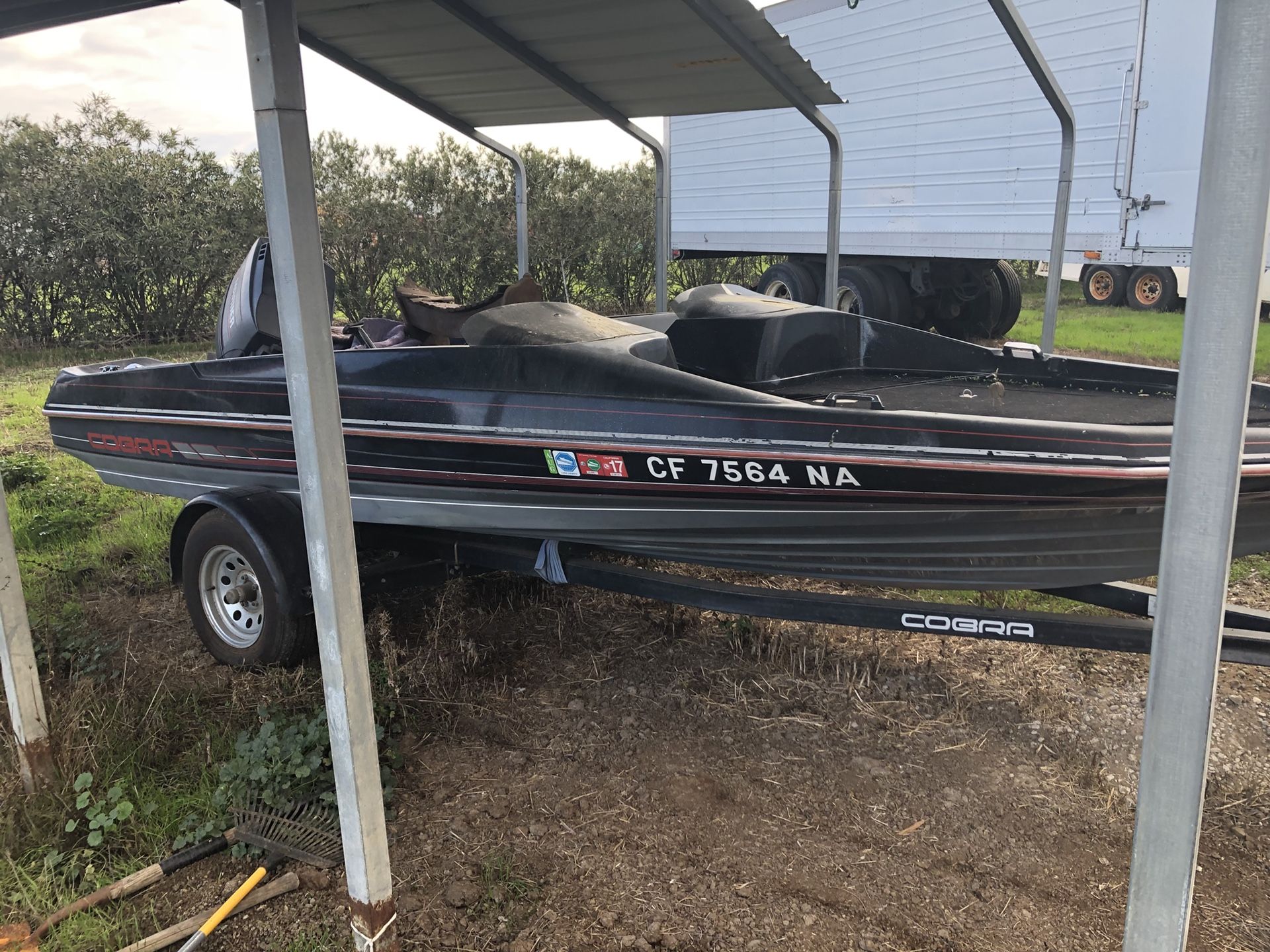 Cobra bass boat rebuilt 175