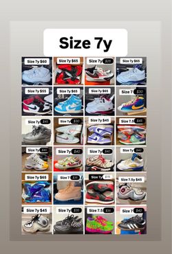 Jordan’s Nikes & more sizes 7y cheap deals