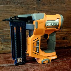 RIDGID 18V Brushless Cordless 18-Gauge 2-1/8 in. Brad Nailer with CLEAN DRIVE Technology