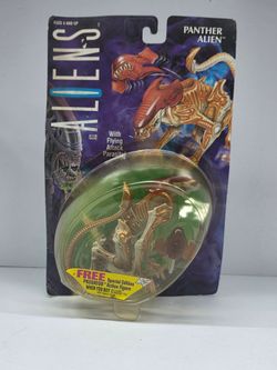 ALIENS PANTHER ALIEN ACTION FIGURE 1993 KENNER WITH LAUNCHING PARASITE NIP