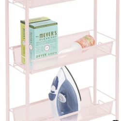 Pink Rolling Cart 