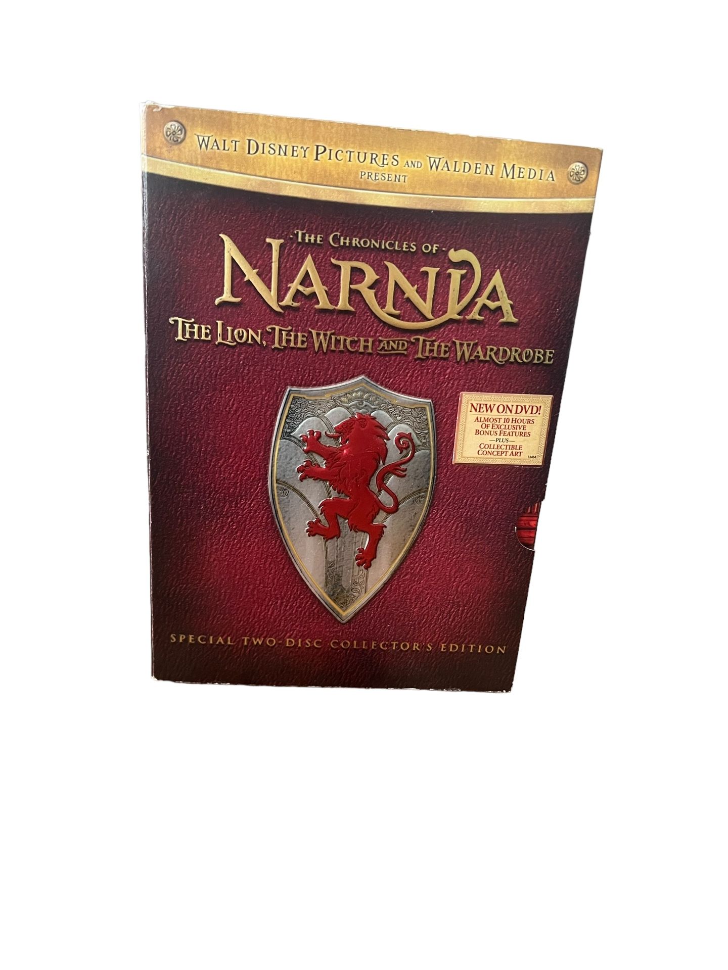 The Chronicles of Narnia DVD Special Two-disc Collector's Edition 2006 This special two-disc collector's edition of The Chronicles of Narnia DVD is