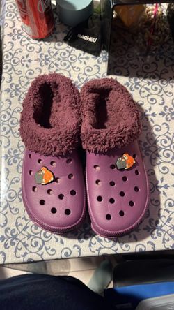 Crocs  dupes Classic Lined Clogs Purple with Jibbitz