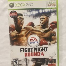 FIGHT NIGHT ROUND 4 XBOX 360 COMPLETE