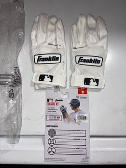 White Baseball gloves