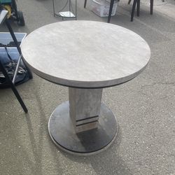 Nice wood round table for purch or where ever