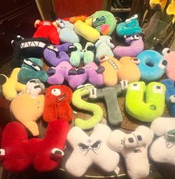 Alphabet Lore Plushies A-Z