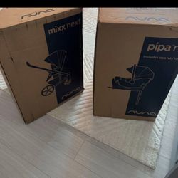 Nuna MIXX Next + PIPA aire RX Travel System, Caviar