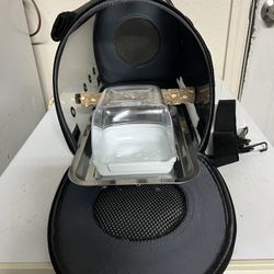 Bird Carrying Case With Tray And Bird Bath