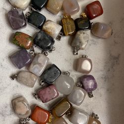 Square Crystal pendants