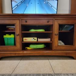 Solid Wood Media Stand