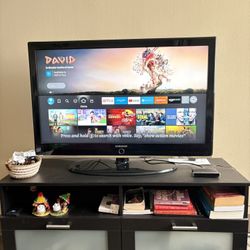 TV Stand With Cabinet