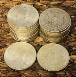 21 Silver Dollars