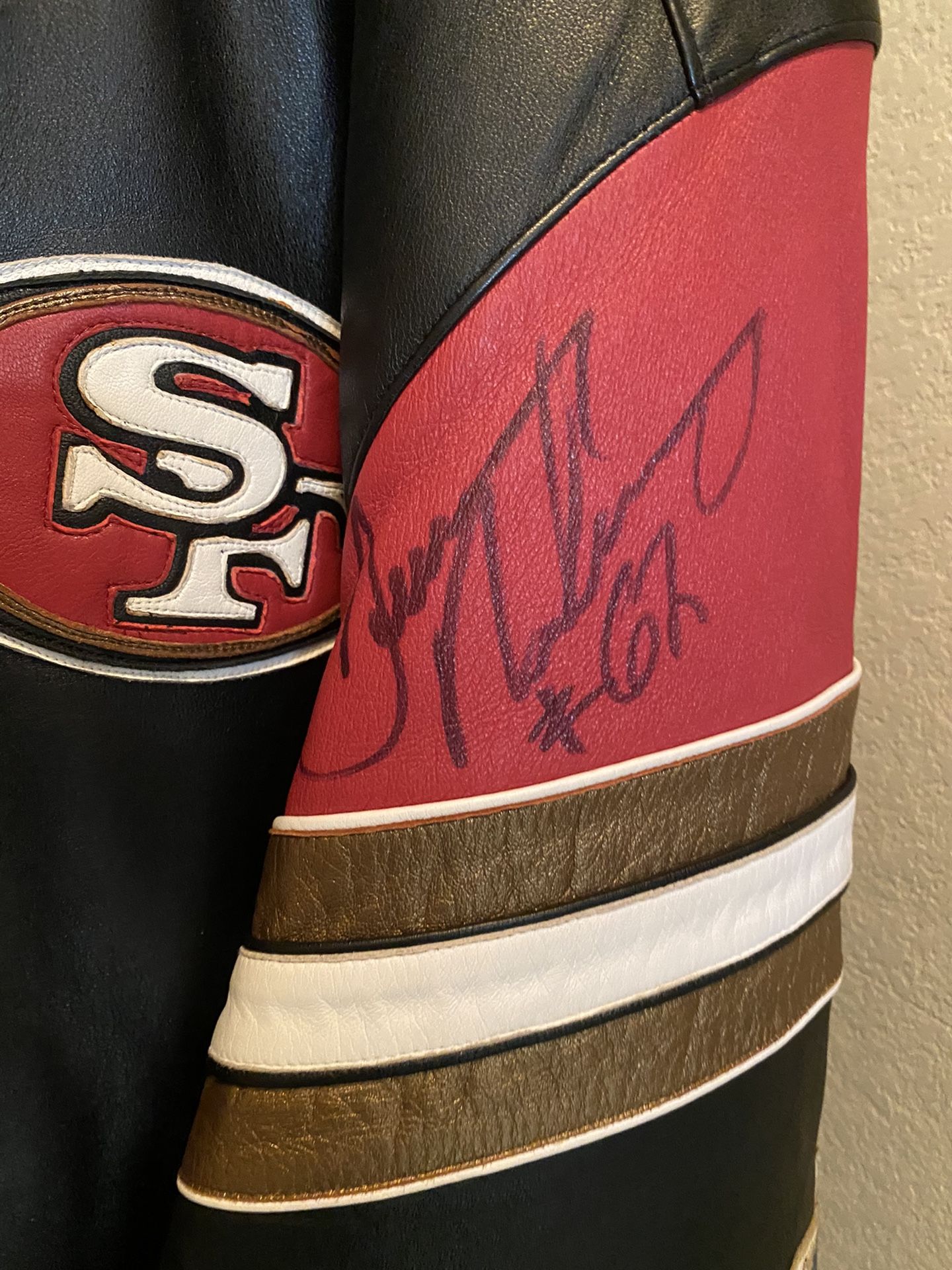 Rare San Francisco 49ers Jeff Hamilton Leather Jacket (L) – Retro