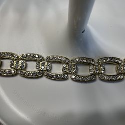Bracelet With Zirconias Gold Plated 