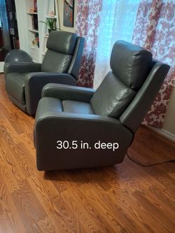 Dual powered recliner chairs