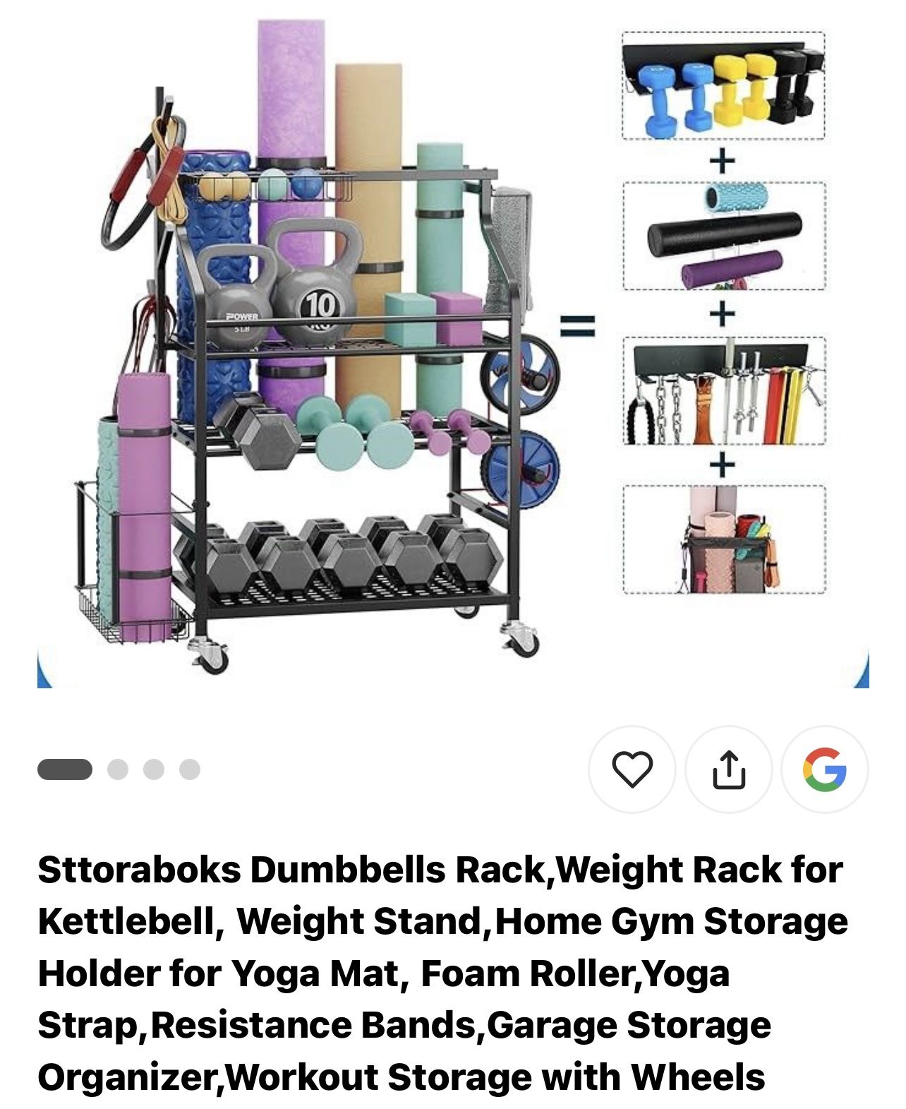Home Gym Storage Rack