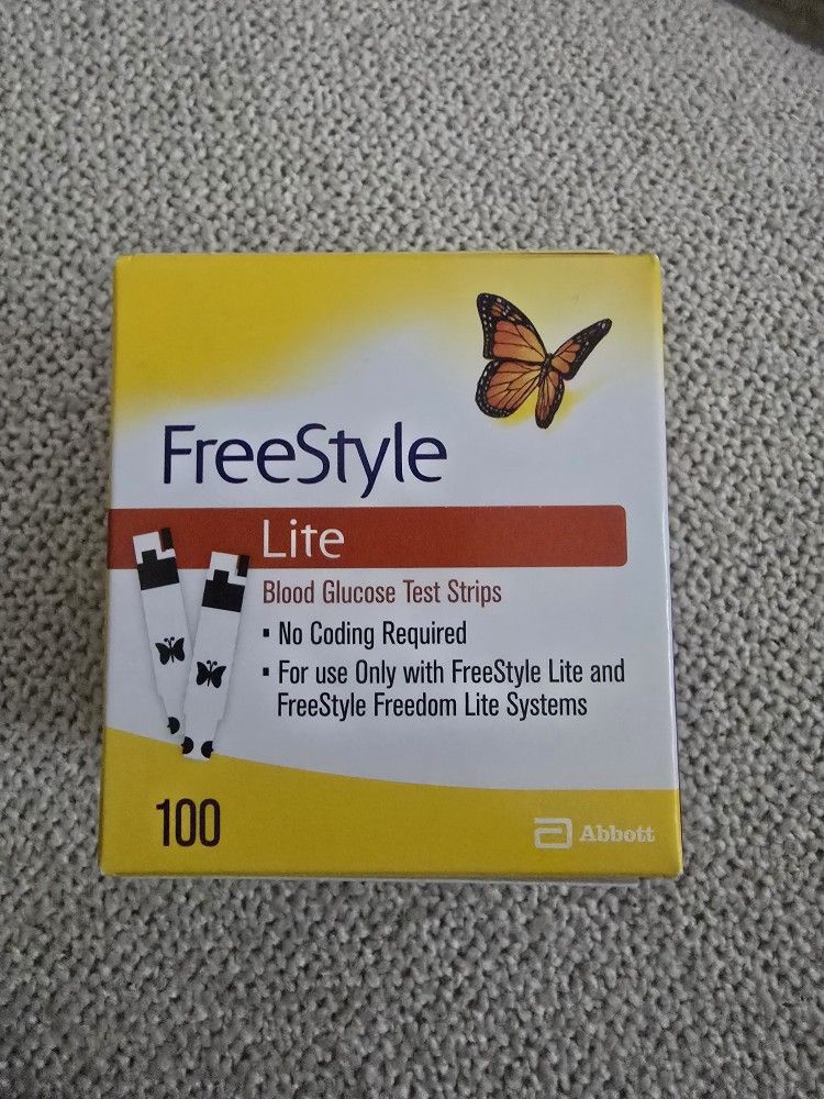 Freestyle Lite Blood Glucose Test Strips