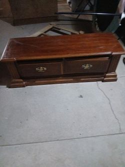 2 drawers    some scratches  on top