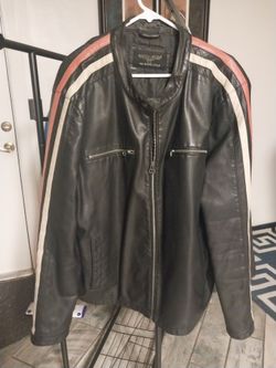 Wilson's Cycle black motorcycle jacket