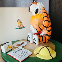 Calvin & Hobbes Statue 1:4 Scale Comic Strip Nostalgia Not Sideshow Xm Iron Studios Fanart Custom The Hug