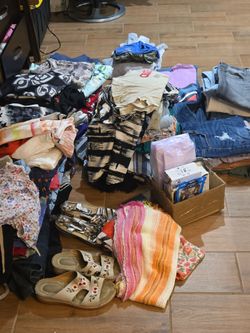 Clothing used cleaning my closet