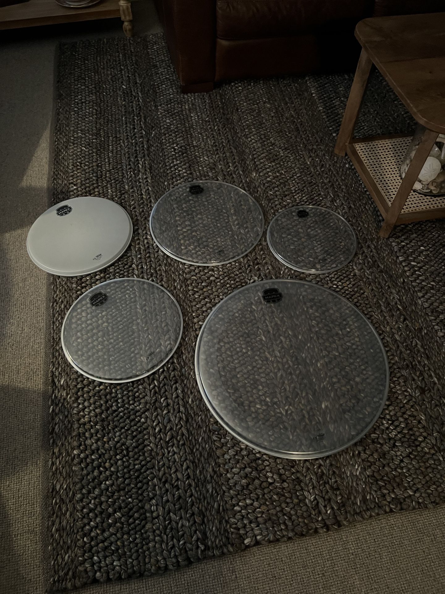 Remo mapex drum heads set of 5