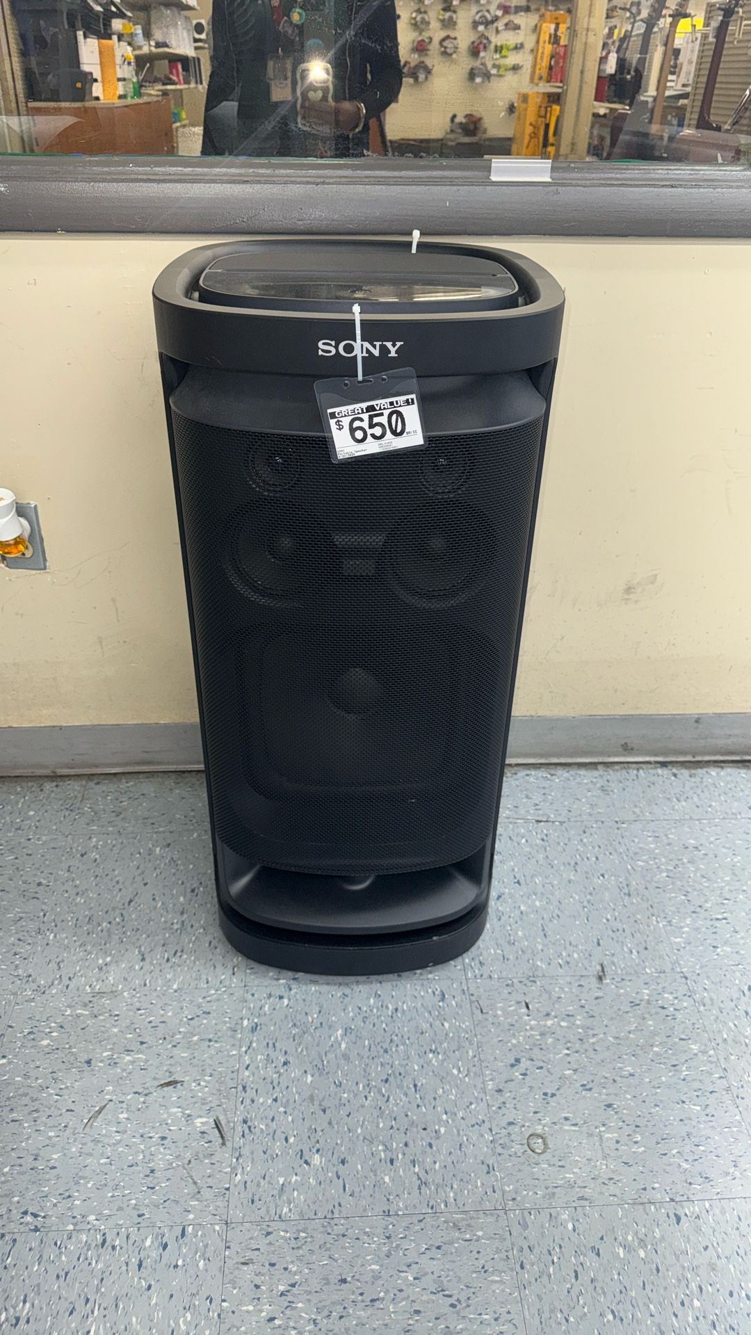 Sony SRS-XV900 X-Series Portable Bluetooth Party Speaker Black