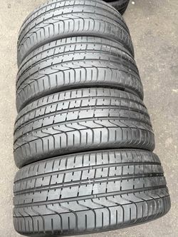 285/40r20 Pirelli tires con 80% de Vida las 4